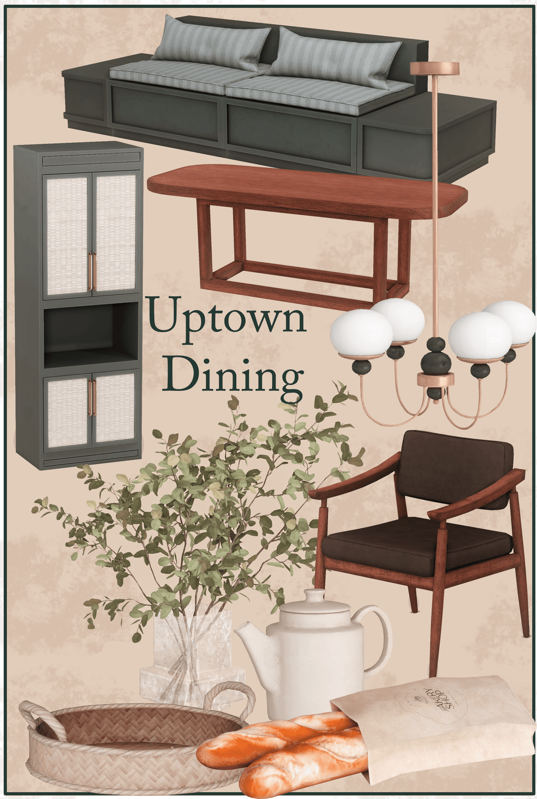 Набор для столовой Uptown Dining